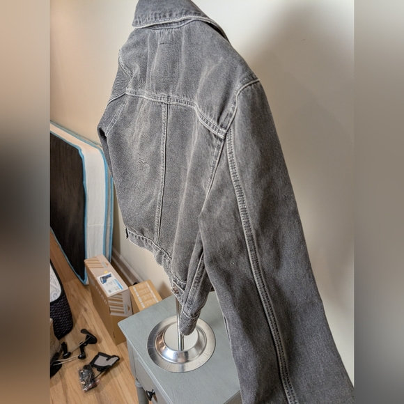 Levi's Dark Gray Denim Jacket - Picture 11 of 11